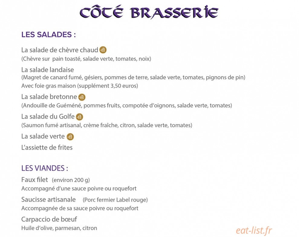 Le Caprice du Loc — carte page 9