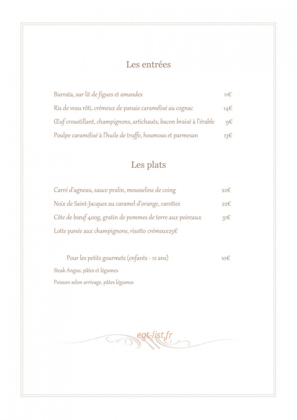 2'Moiselles — carte page 2