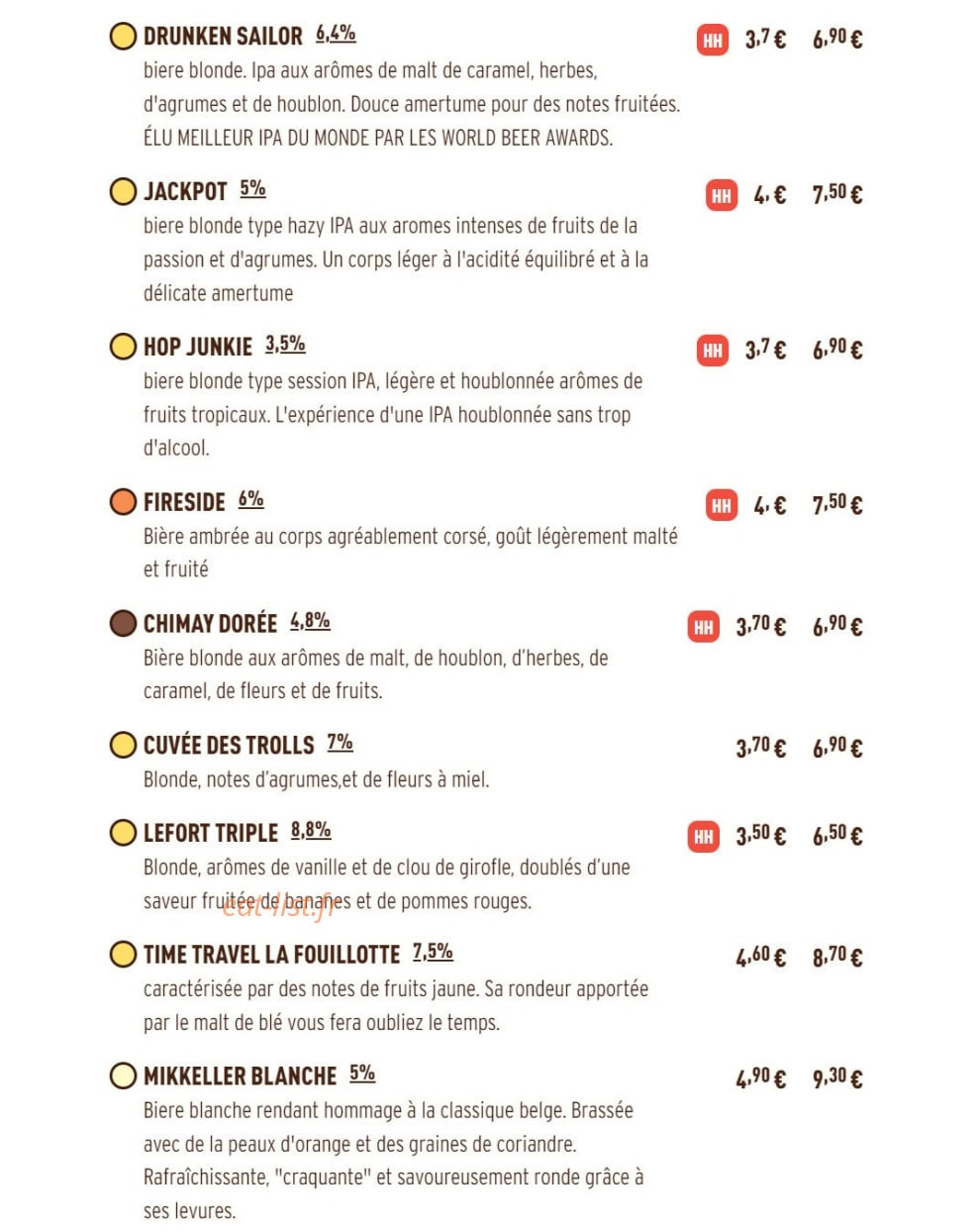 3.96 Kaffe — carte page 3