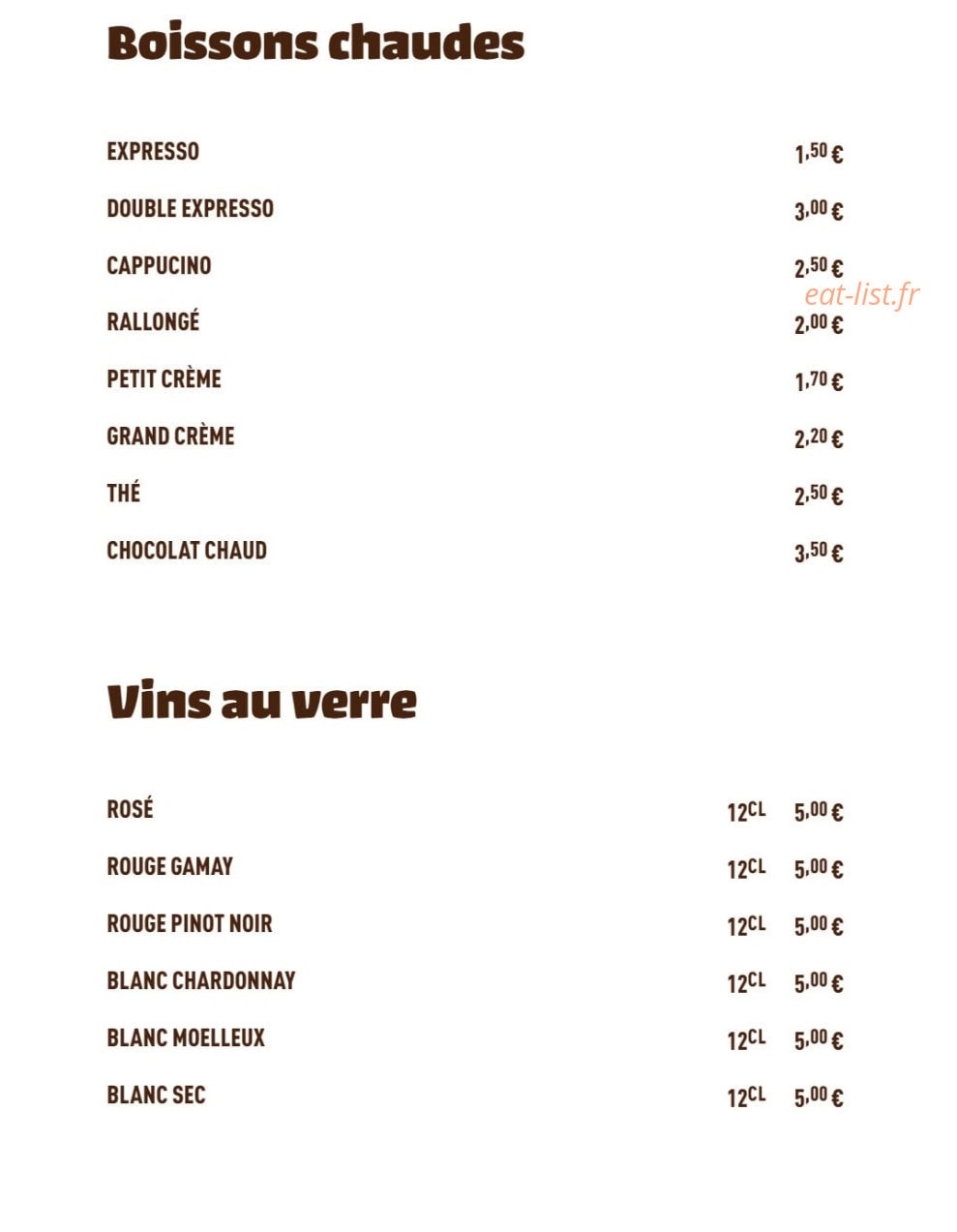 3.96 Kaffe — carte page 27