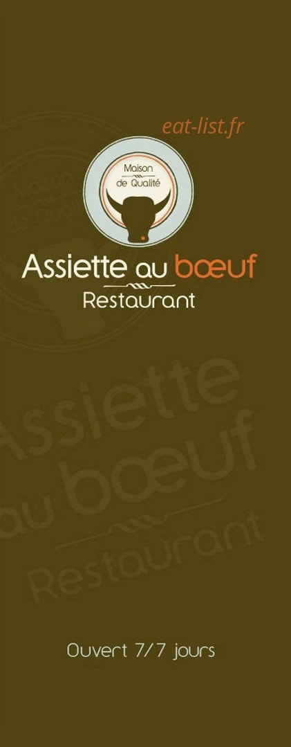 Assiette au boeuf — carte page 1