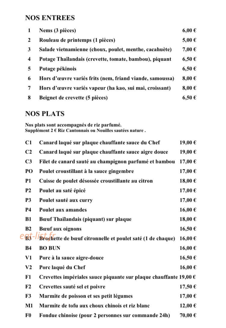 Assiette du bonheur — carte page 1
