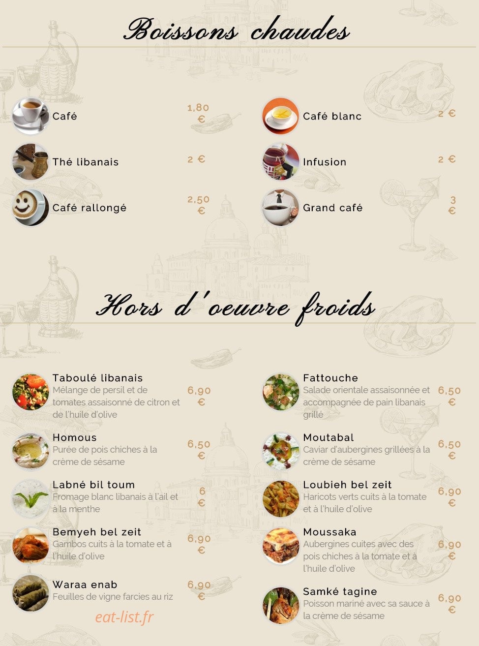 Au Coeur Du Liban — carte page 2