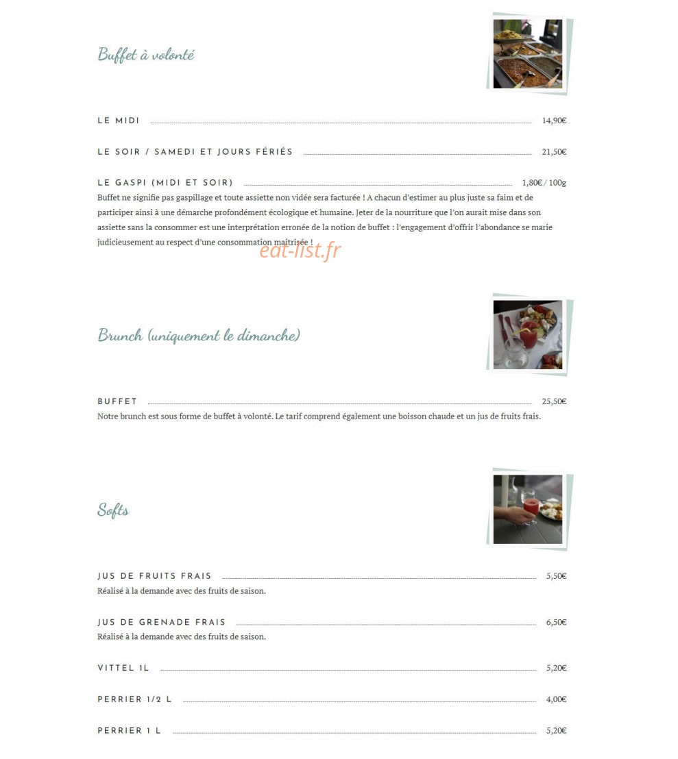 Au Graoully Persan — carte page 1