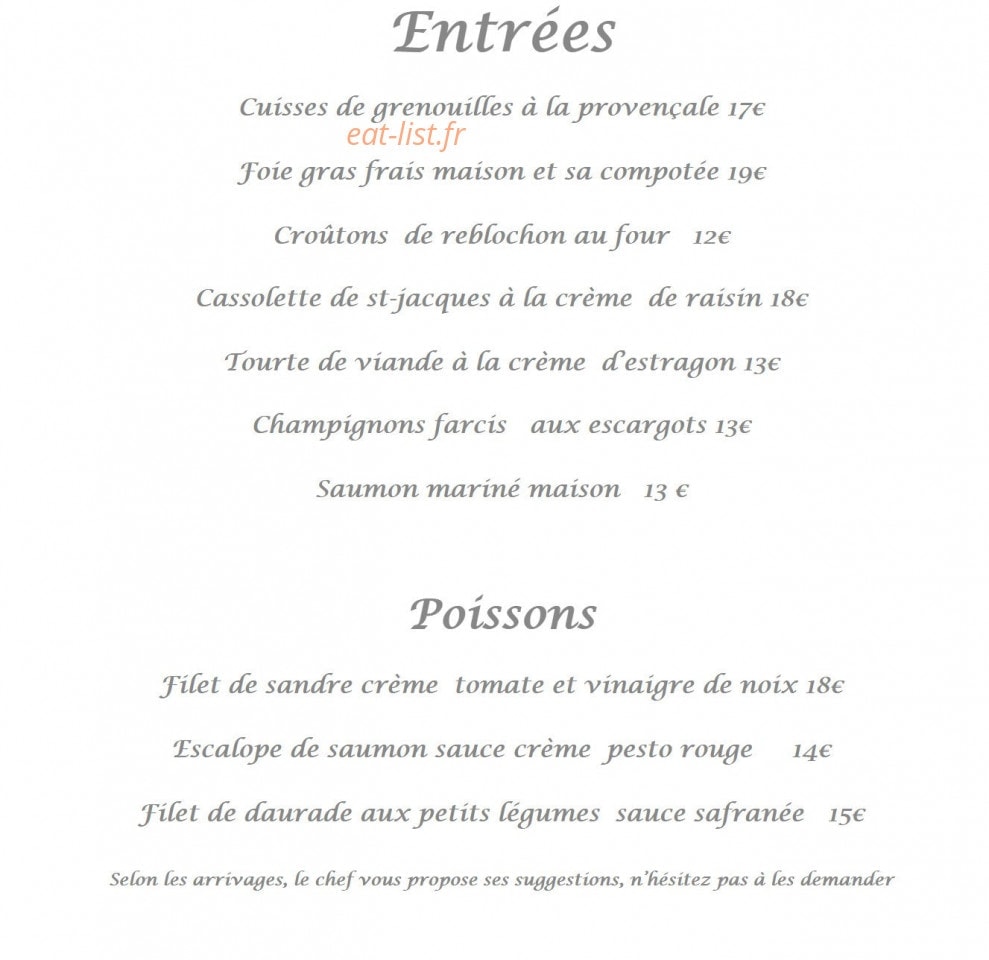 Auberge du mini golf — carte page 1