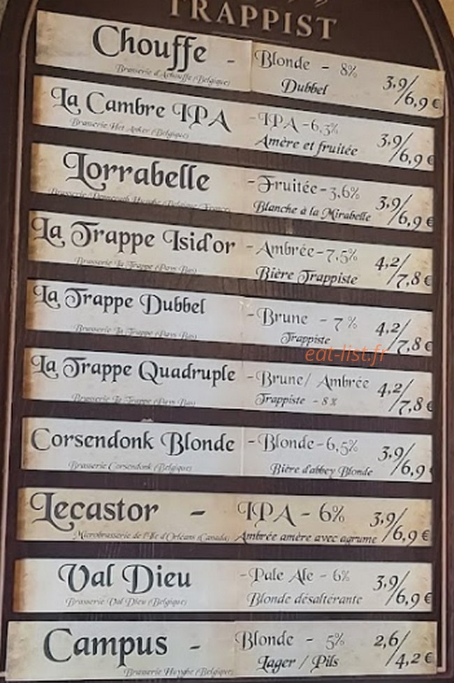 Aux Paraiges — carte page 2