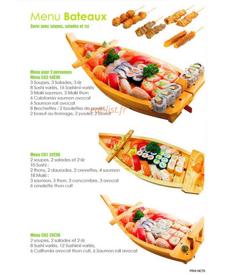 Best sushi — carte page 12