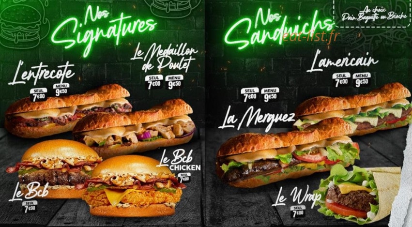 Blue CheeseBurger — carte page 2