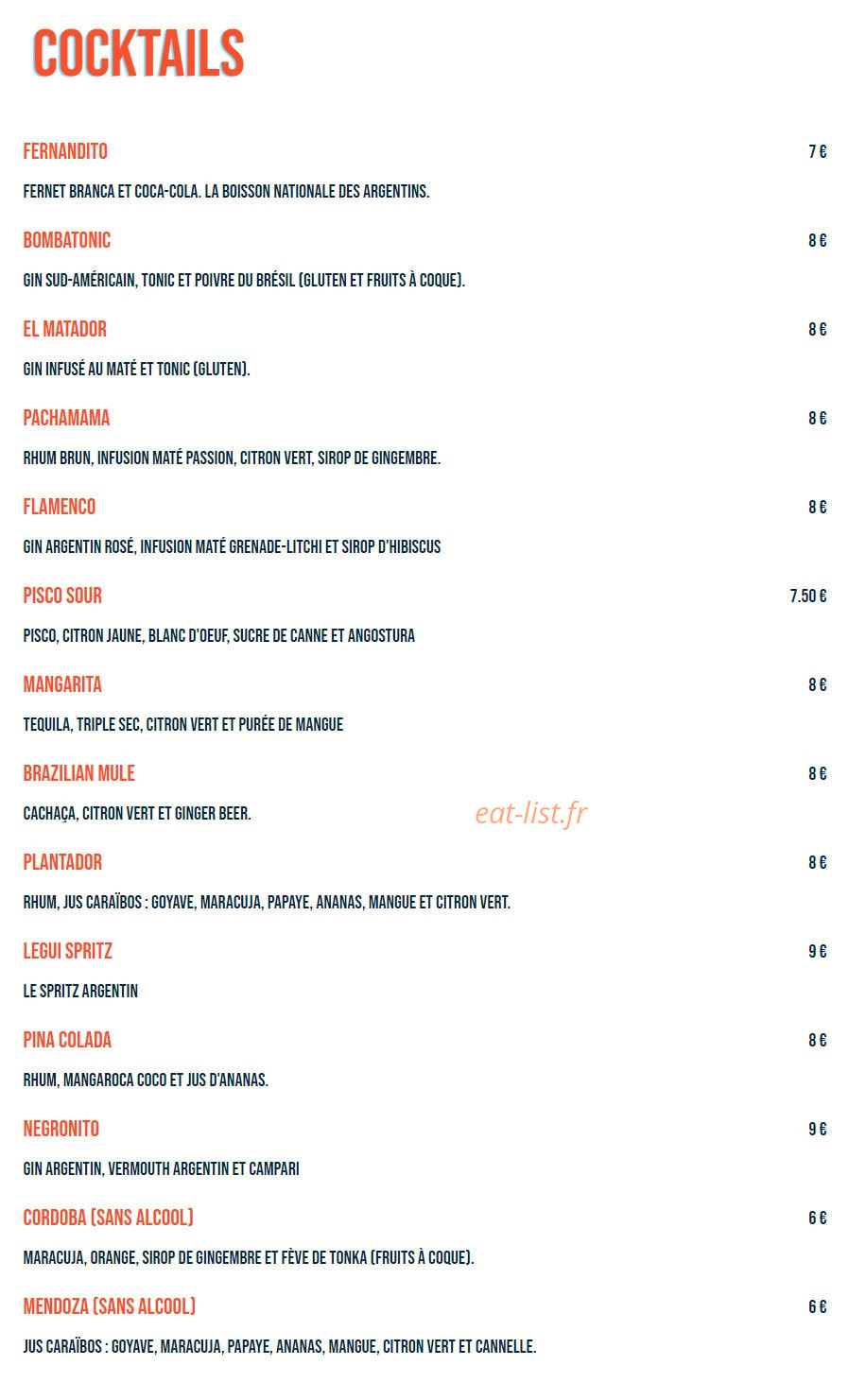 Boquita — carte page 4