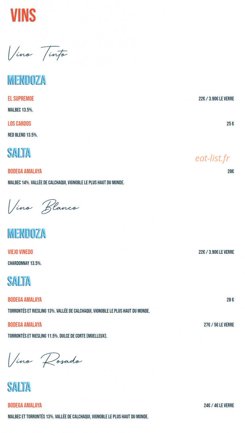Boquita — carte page 6