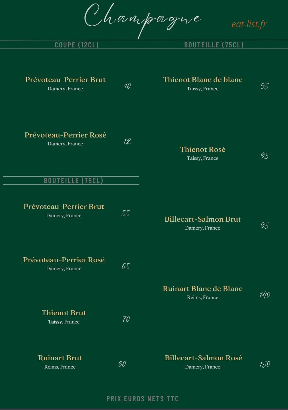 Bottle Bar — carte page 5