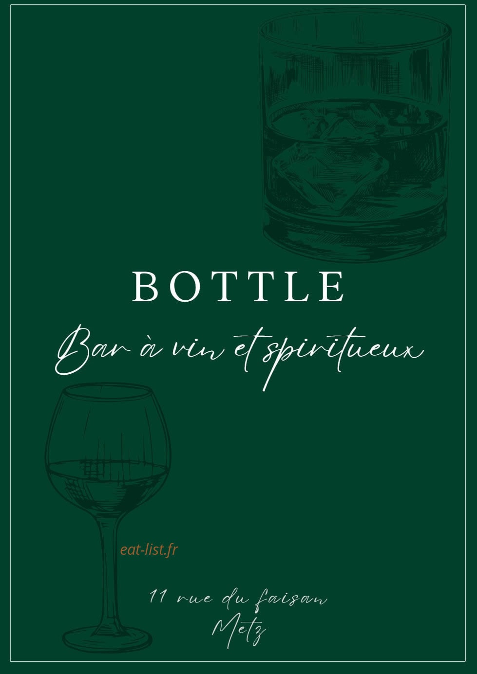 Bottle Bar — carte page 1