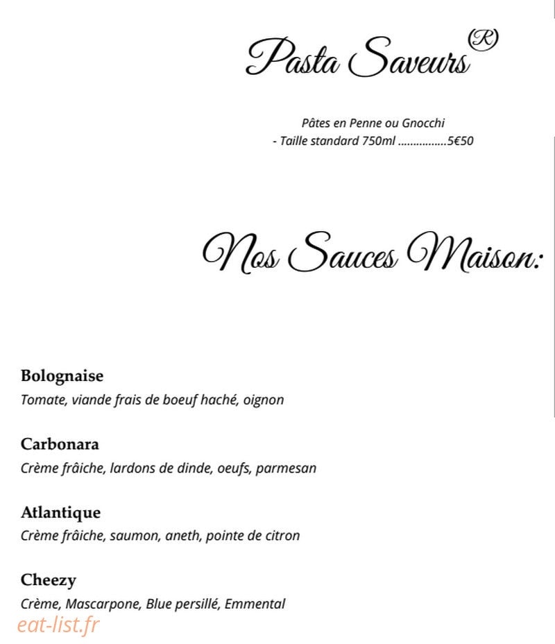 Burger et Plus — carte page 4