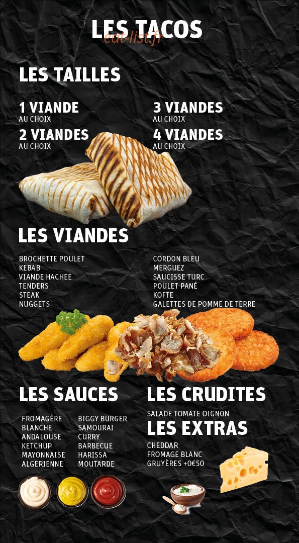 Burger Kebab — carte page 2