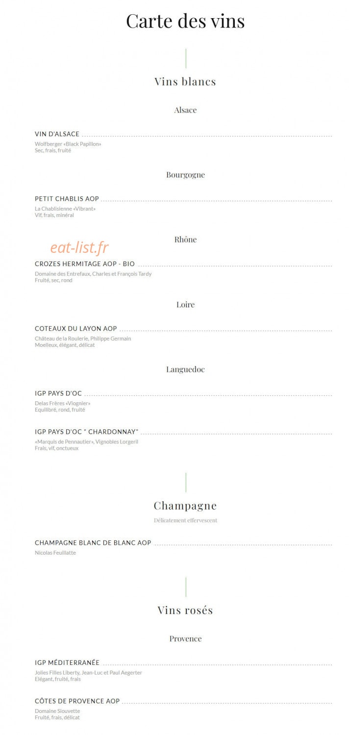 Café Jasmin — carte page 13