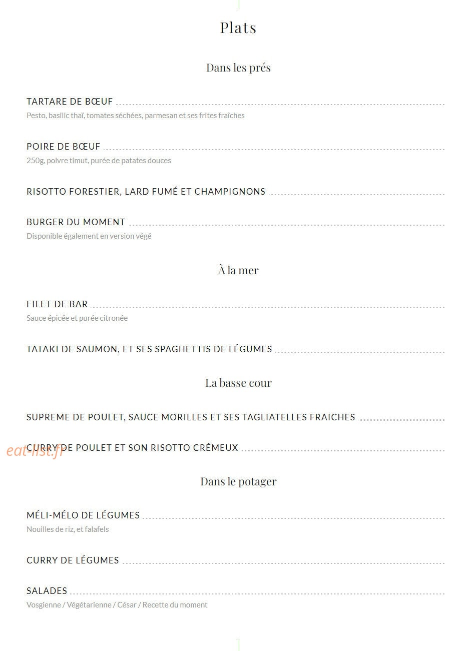 Café Jasmin — carte page 2