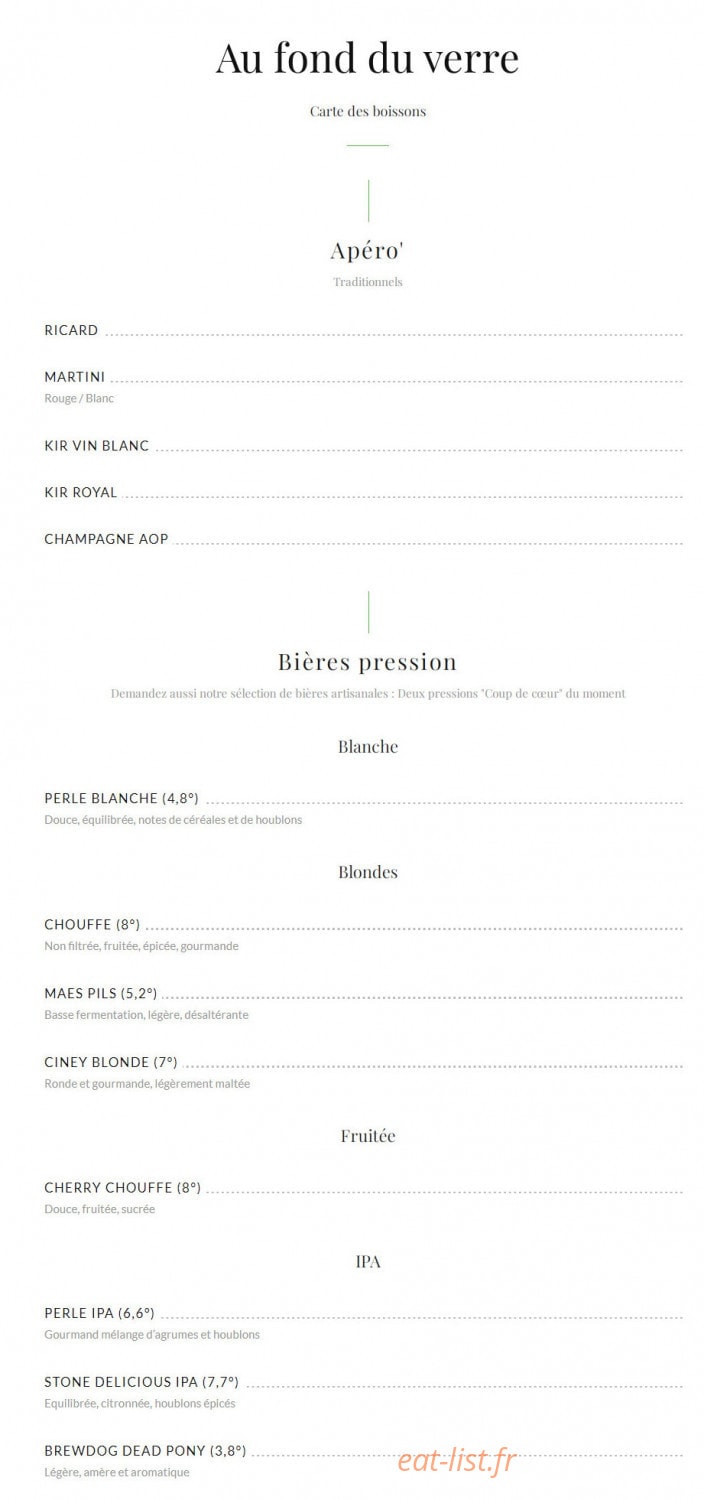 Café Jasmin — carte page 4