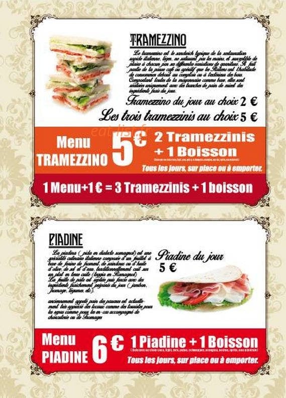 Café Paradiso — carte page 3
