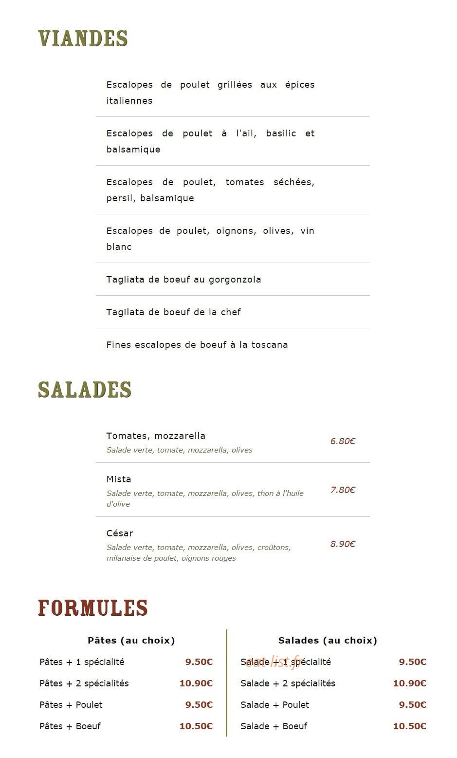 Casa Ricci — carte page 2