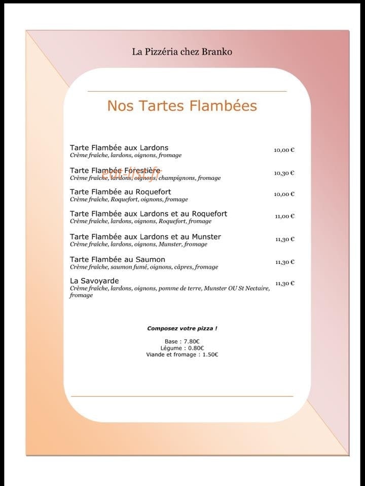 chez branko — carte page 3