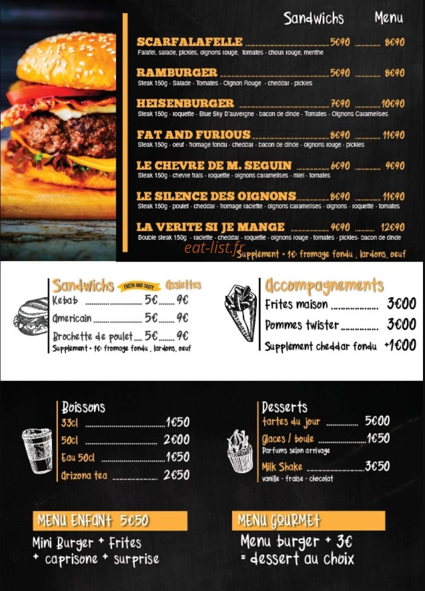 Chez Tonton — carte page 1