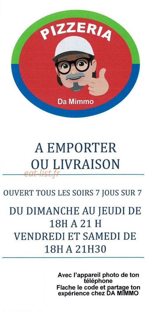 Da Mimmo — carte page 1