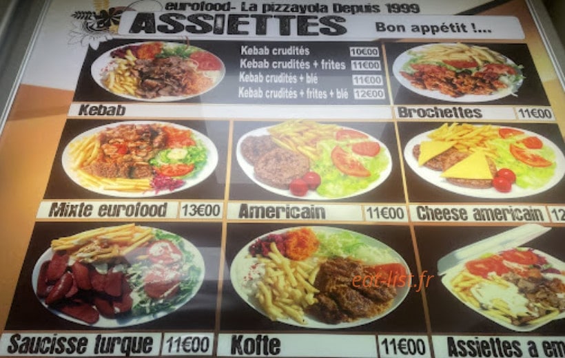 Eurofoods — carte page 2