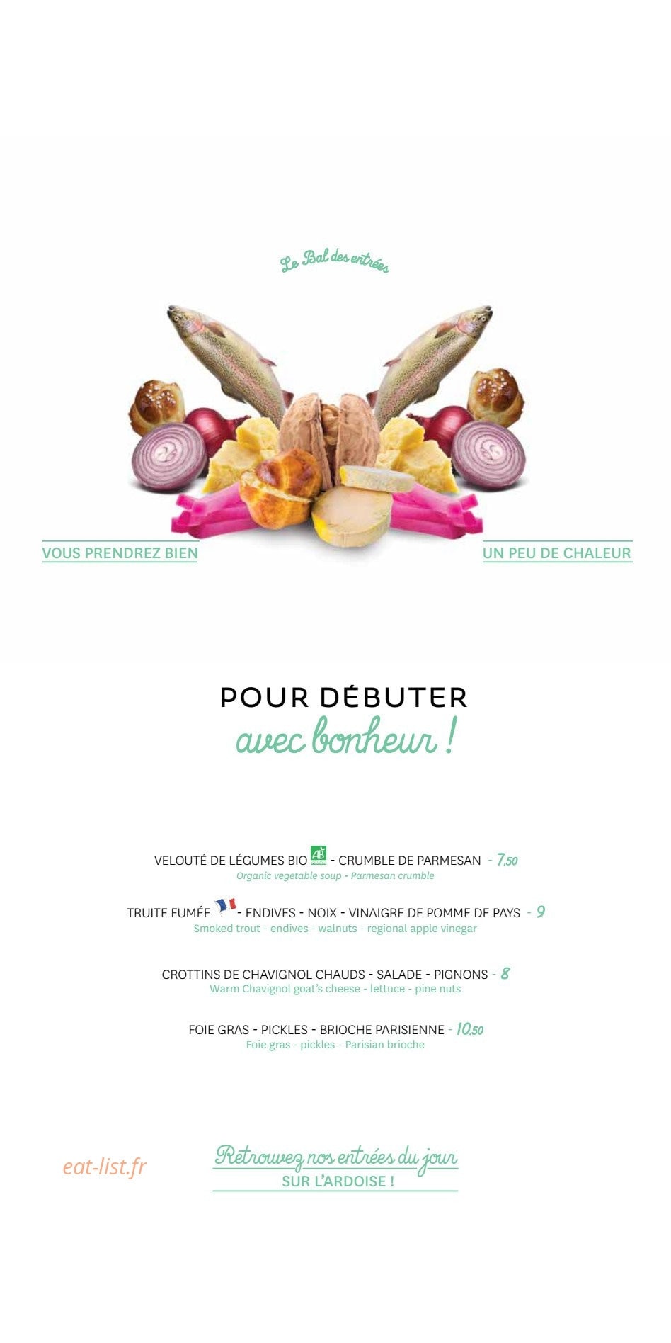 Gourmet Bar — carte page 3