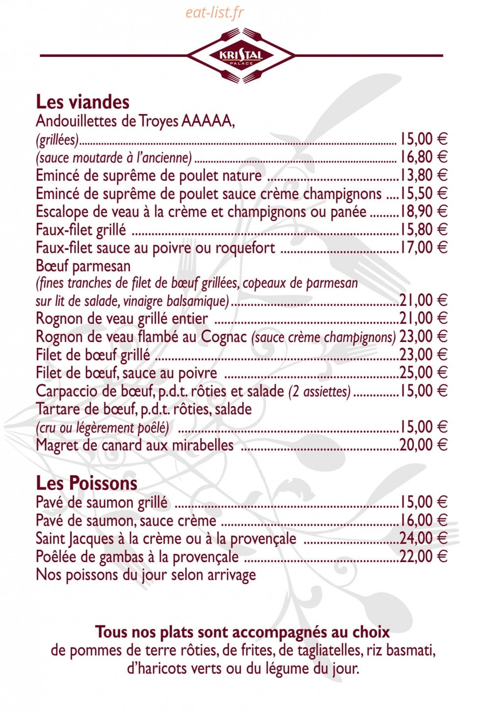 Kristal Palace — carte page 5