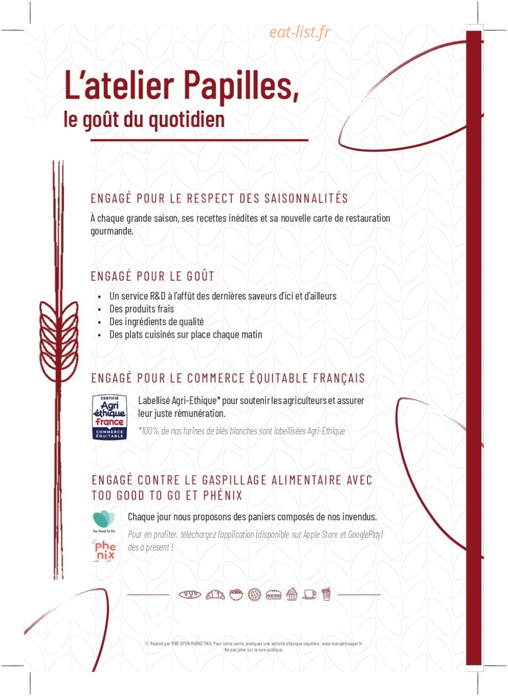 L'Atelier Papilles — carte page 8
