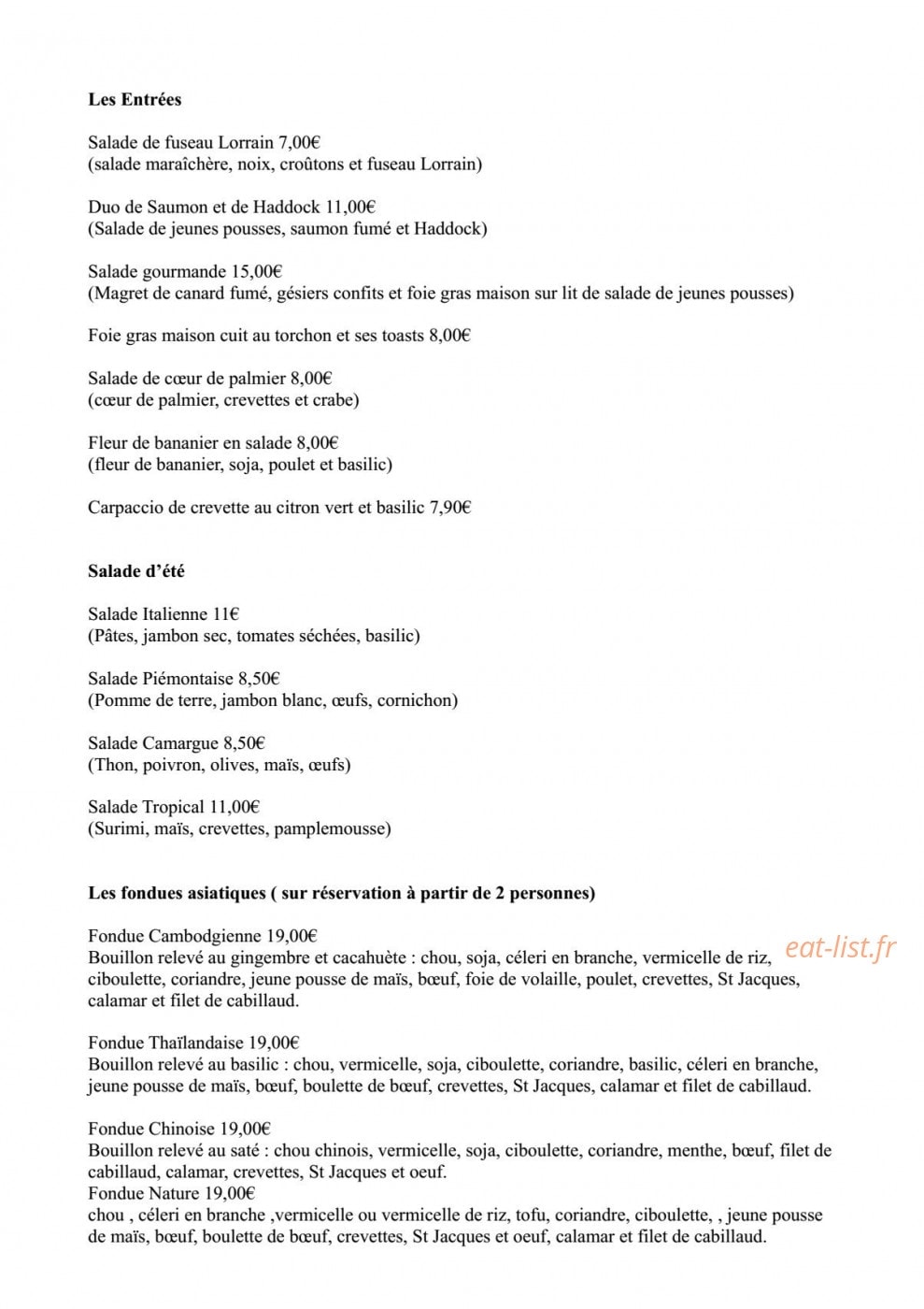 L'eveil — carte page 1