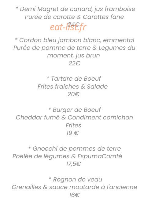 La Cantoche — carte page 2