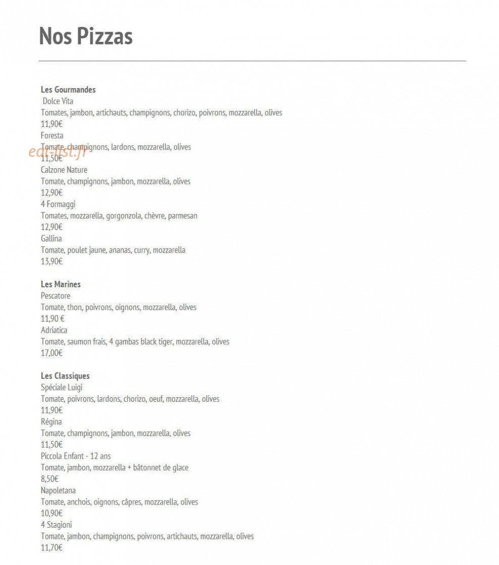 La Dolce Vita — carte page 4