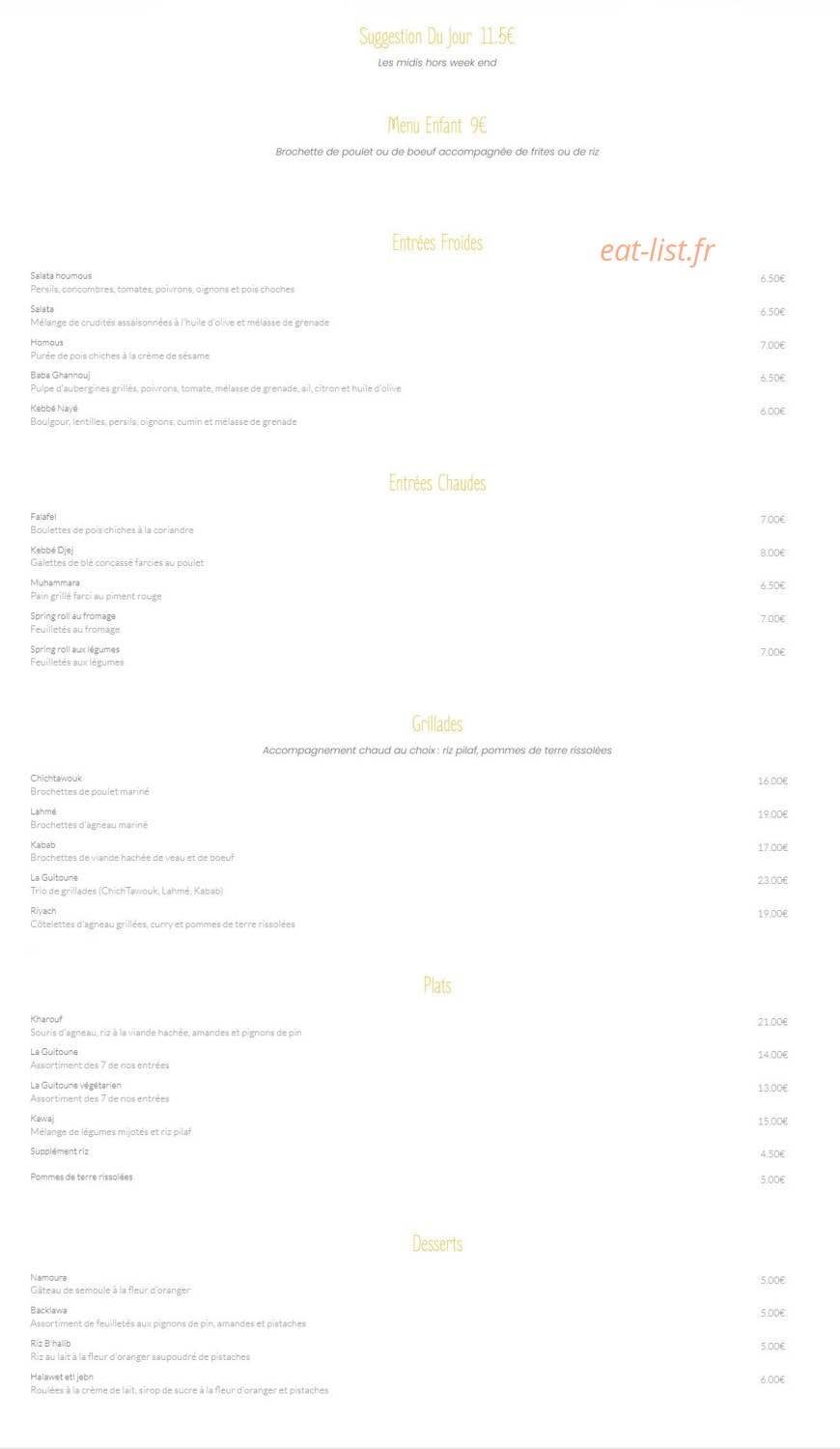 La Guitoune — carte page 1