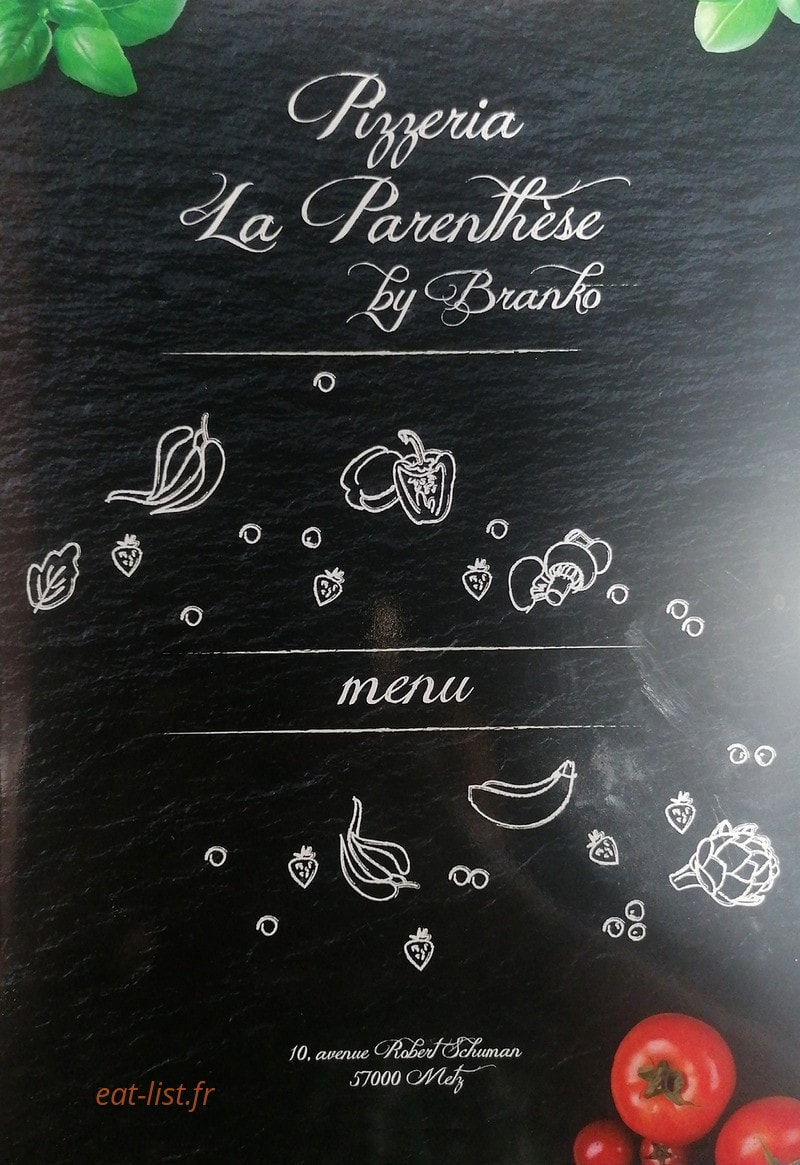 La Parenthèse by Branko — carte page 1