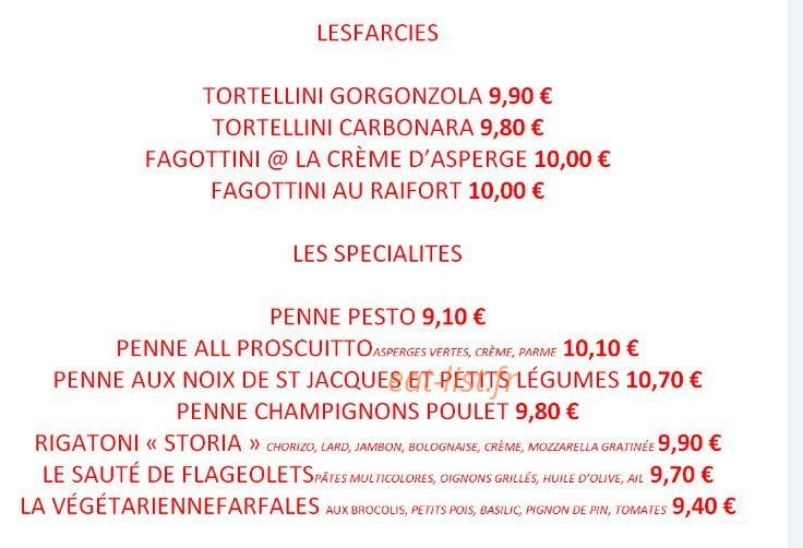 La Storia — carte page 4