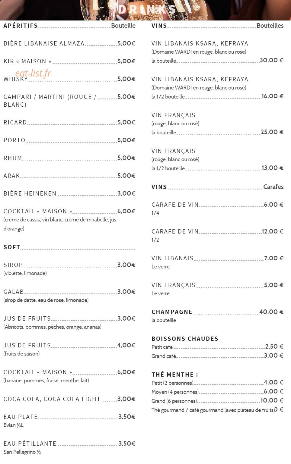 La table d'Aladin — carte page 4