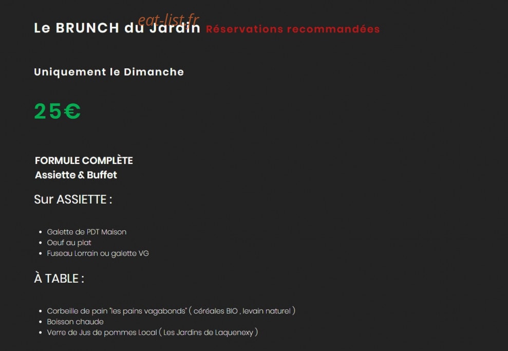 Le Jardin Suspendu — carte page 13