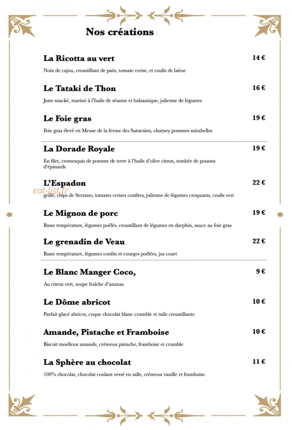 Le Jardin — carte page 4