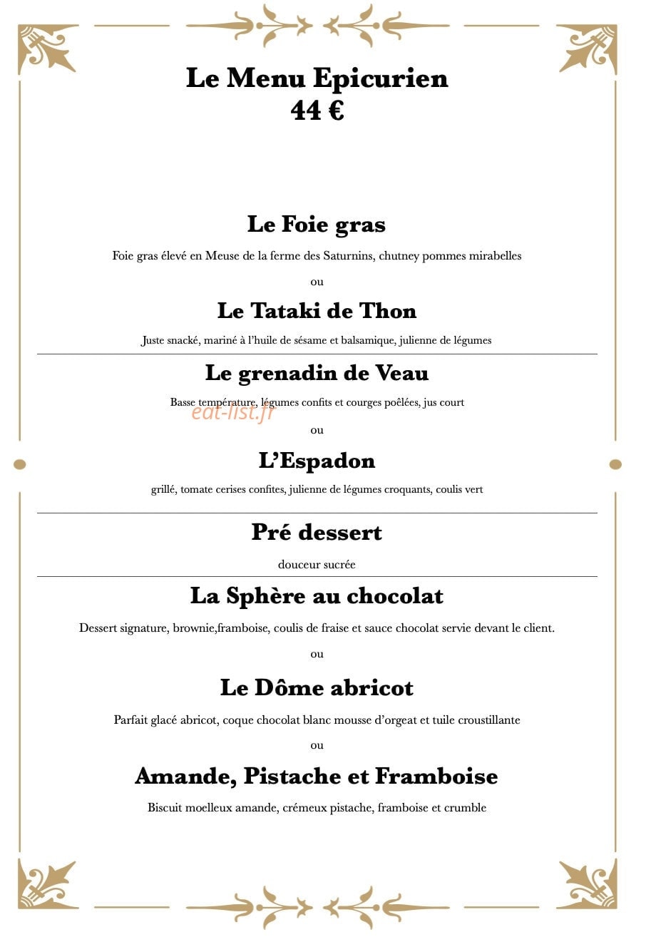 Le Jardin — carte page 2