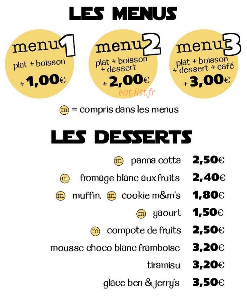 Le Petit Mona — carte page 2