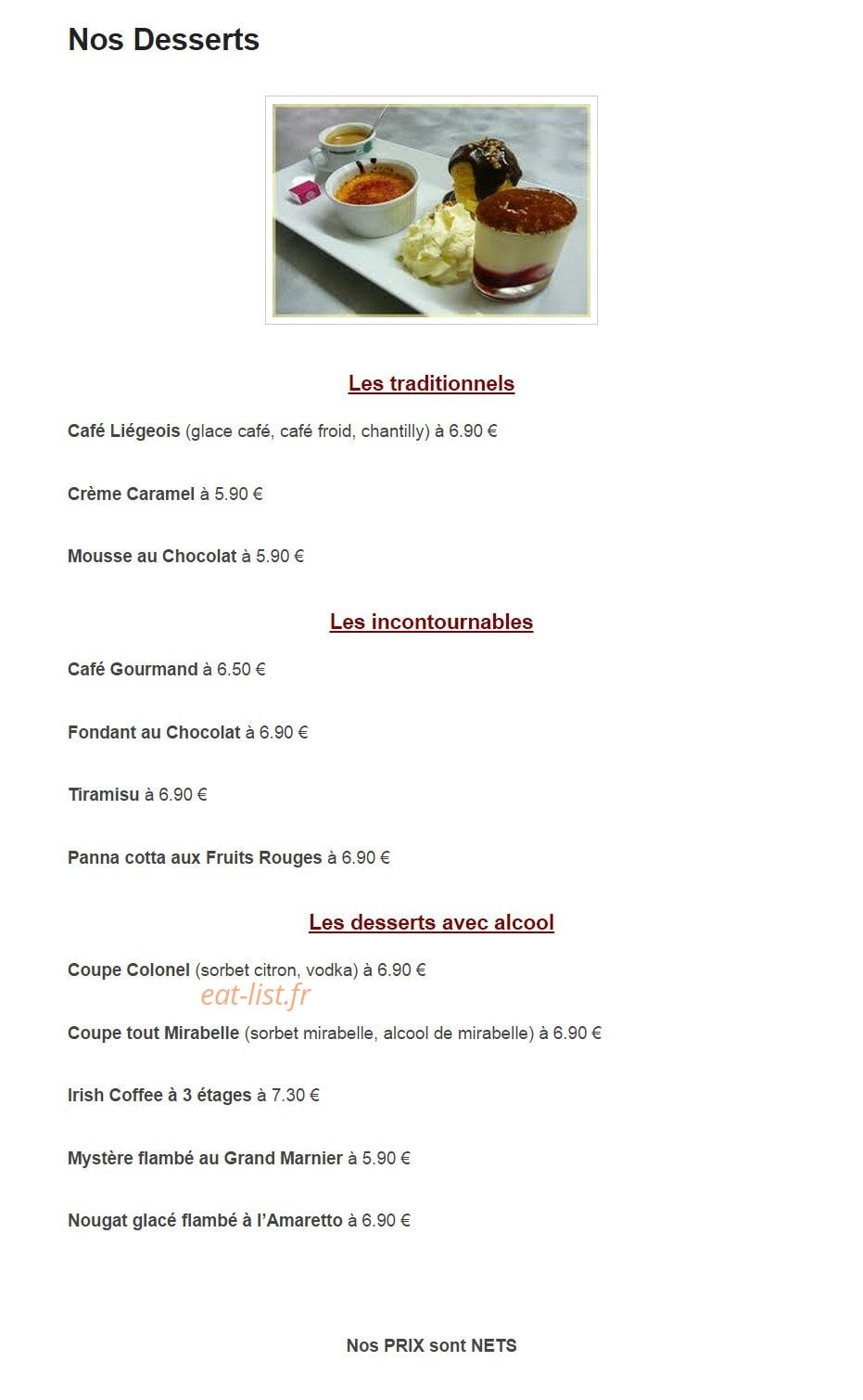 Le rond point — carte page 8