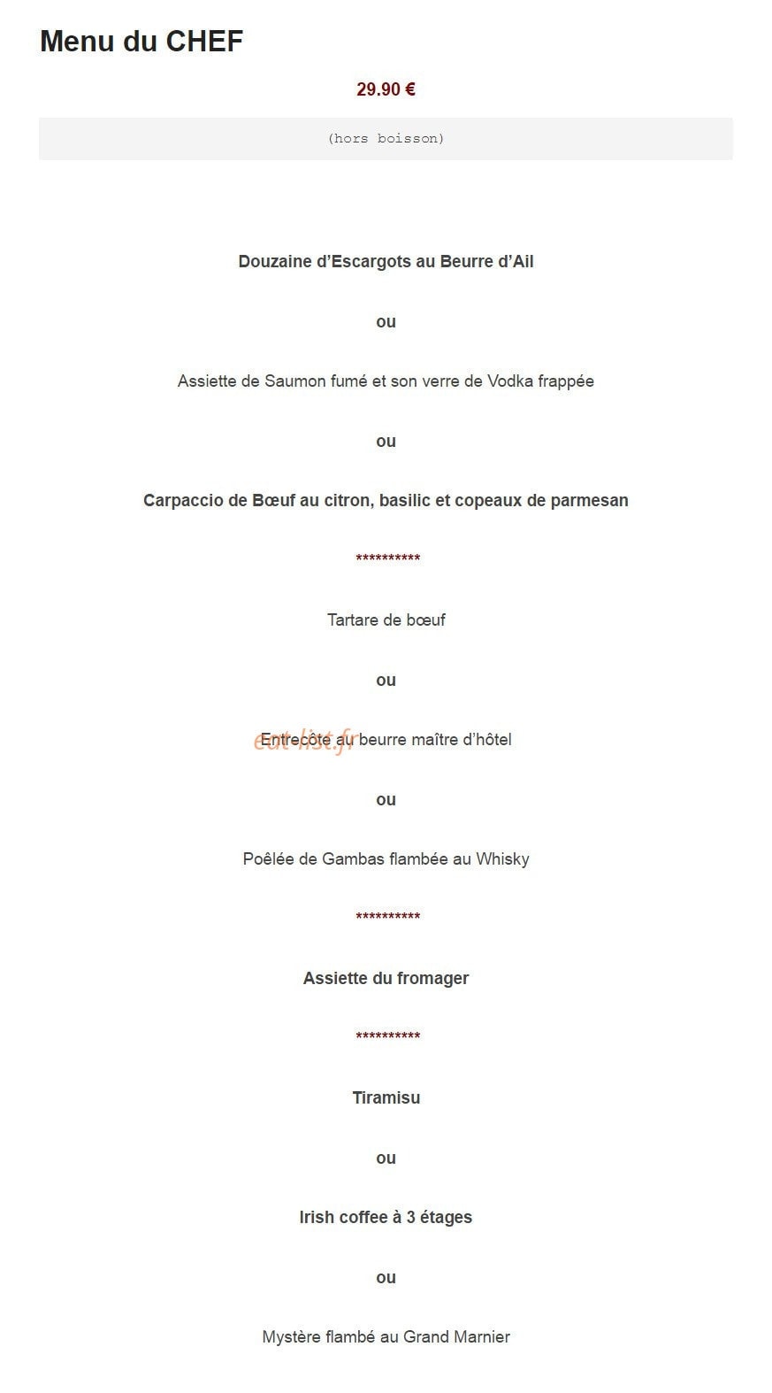 Le rond point — carte page 4
