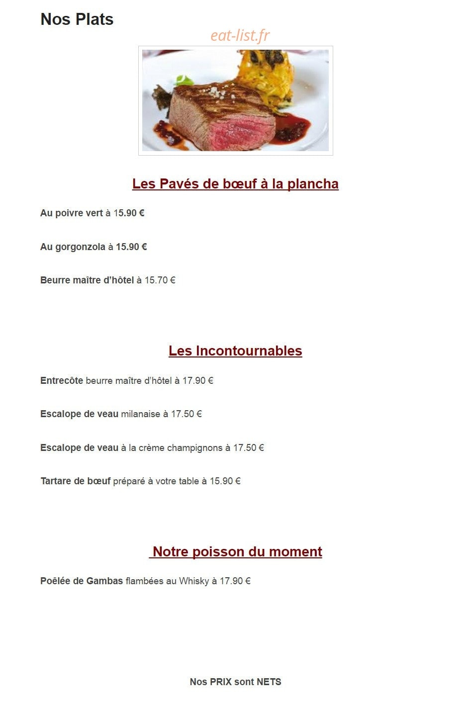 Le rond point — carte page 5