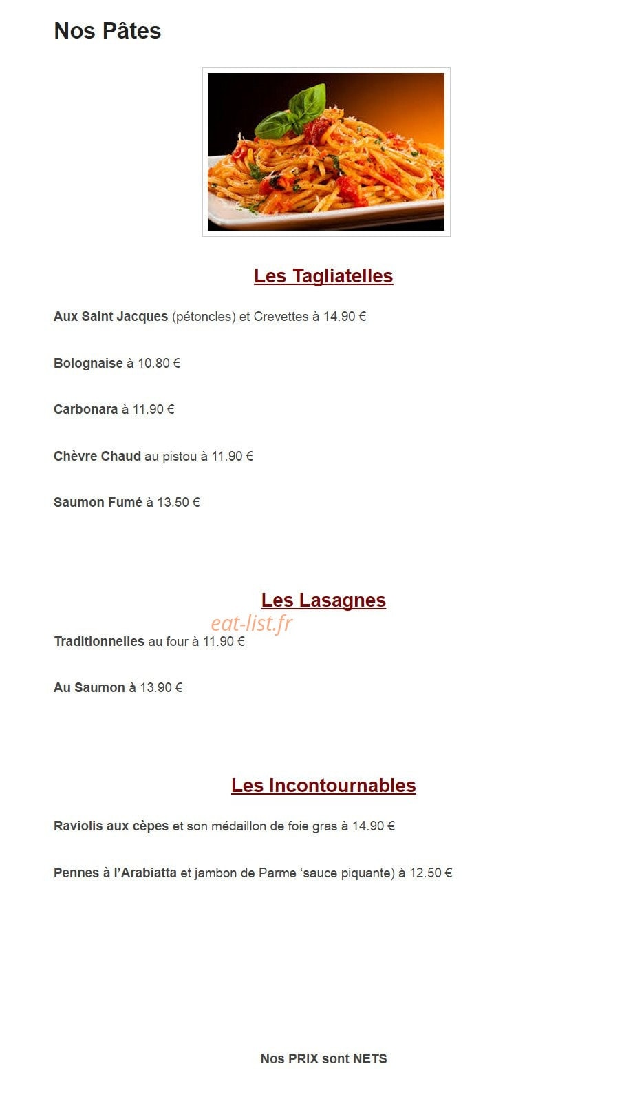 Le rond point — carte page 6