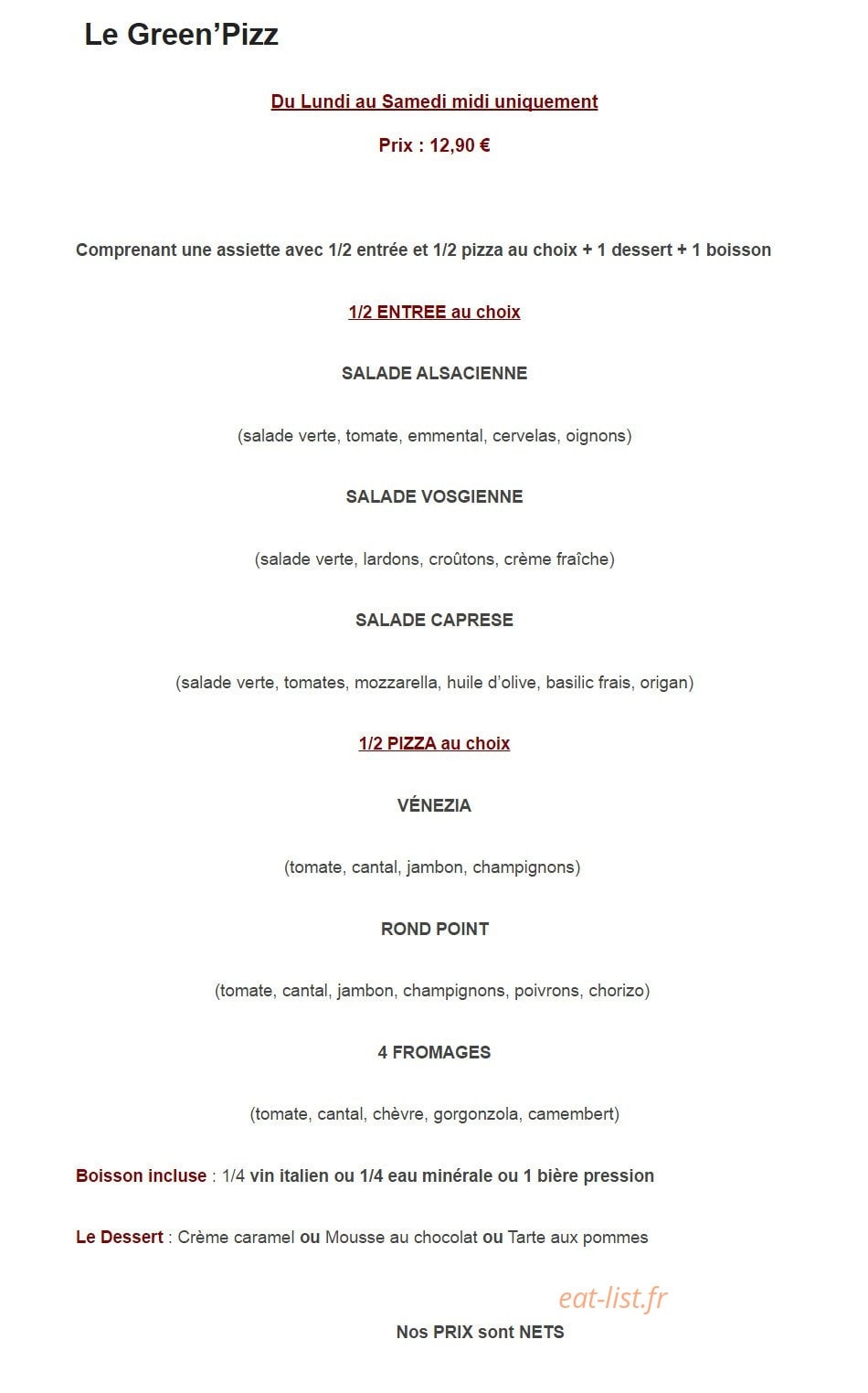 Le rond point — carte page 2
