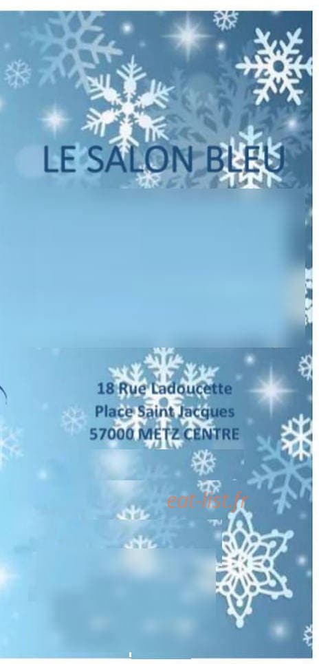 Le Salon Bleu — carte page 1