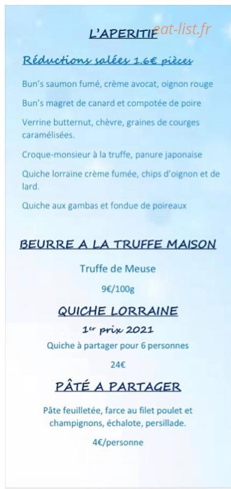 Le Salon Bleu — carte page 4