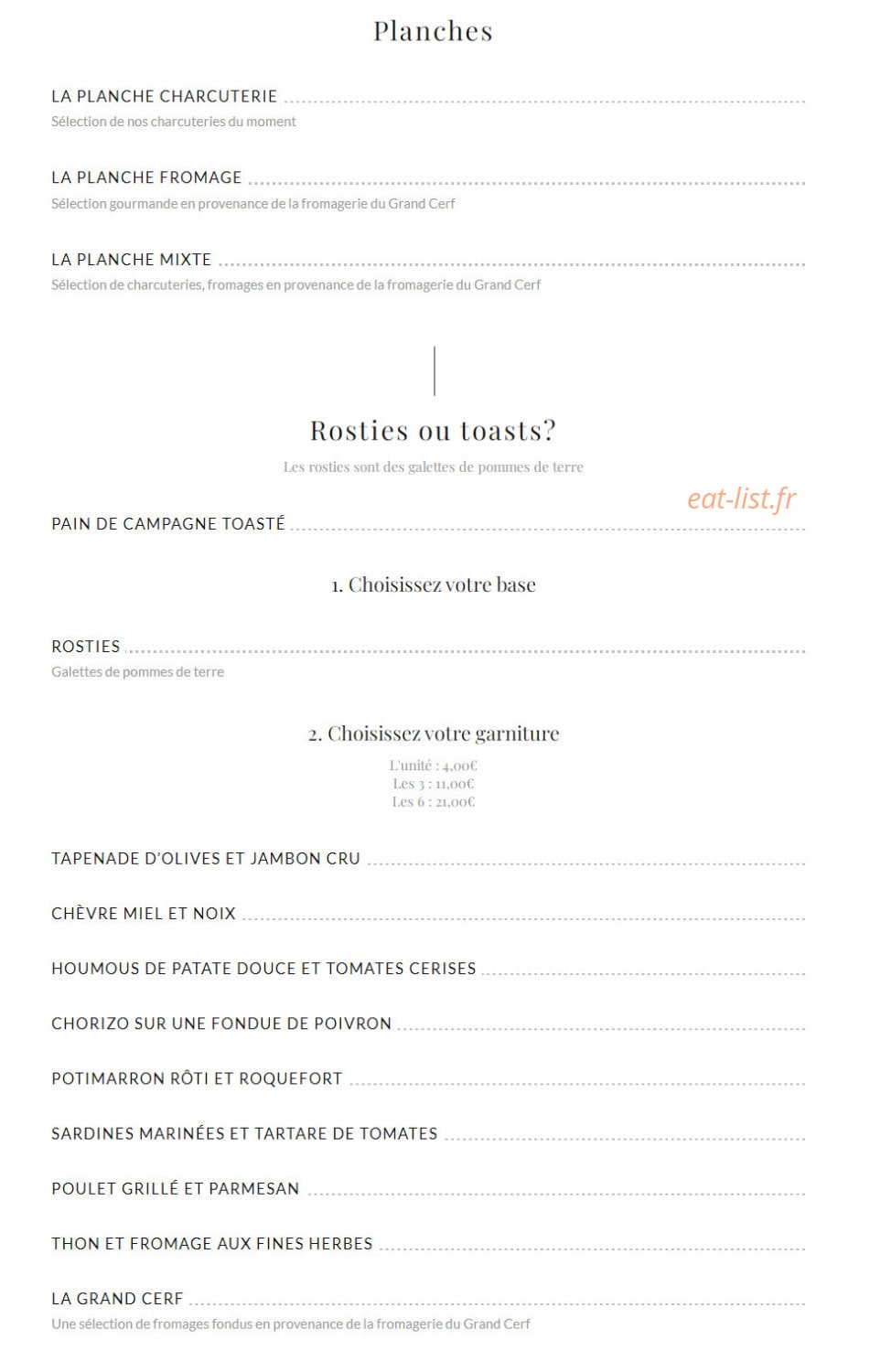 Les Trois Fils — carte page 1