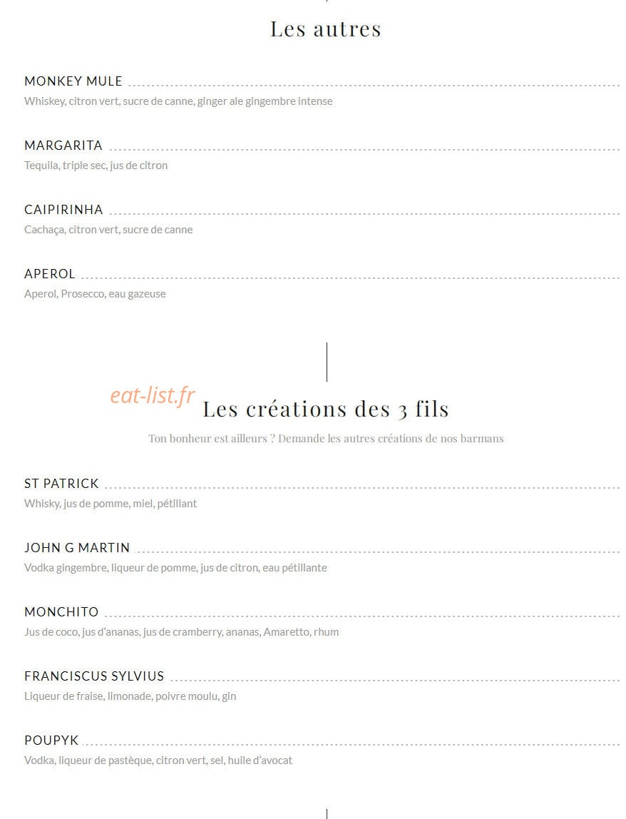 Les Trois Fils — carte page 12